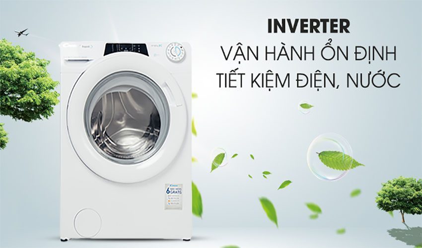 Công nghệ Inverter của Máy giặt Inverter Candy RO 1284DWH71-S