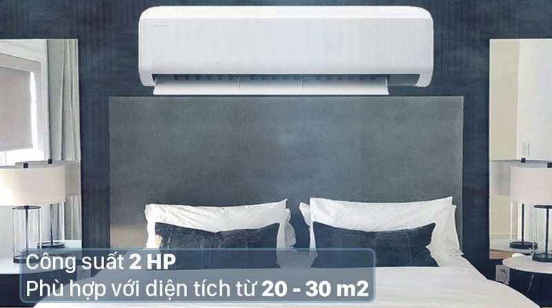 Máy lạnh Samsung Wind-Free Inverter 2 HP AR18TYGCDWKNSV - Công suất 2 HP