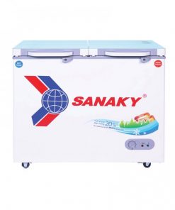 Tủ đông mặt kính cường lực Sanaky 195 Lít VH-2599W2KD